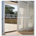 Wooden shutter components ajustable louvre shutter sliding plantation shutter